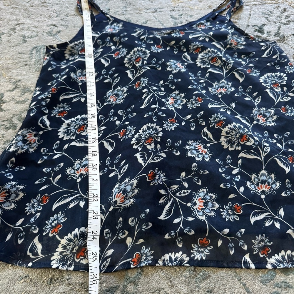 Eden Society Floral Chiffon Cami Top – Size M - Picture 8 of 8
